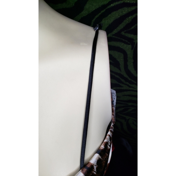 Formal leopard print gathered mini dress - Picture 4 of 6